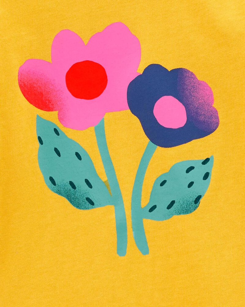 Toddler Flower Graphic Tee, image 2 of 3 slides