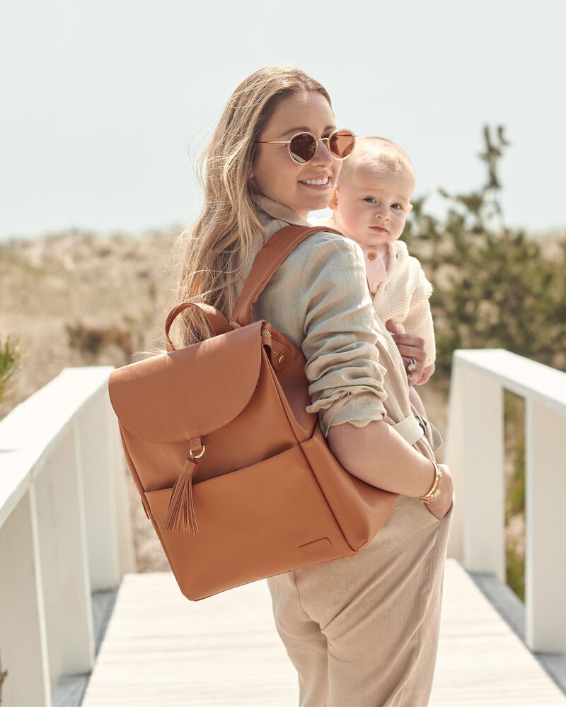 Toffee Greenwich Vari Diaper Backpack - Toffee | skiphop.com