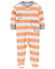 Orange/White