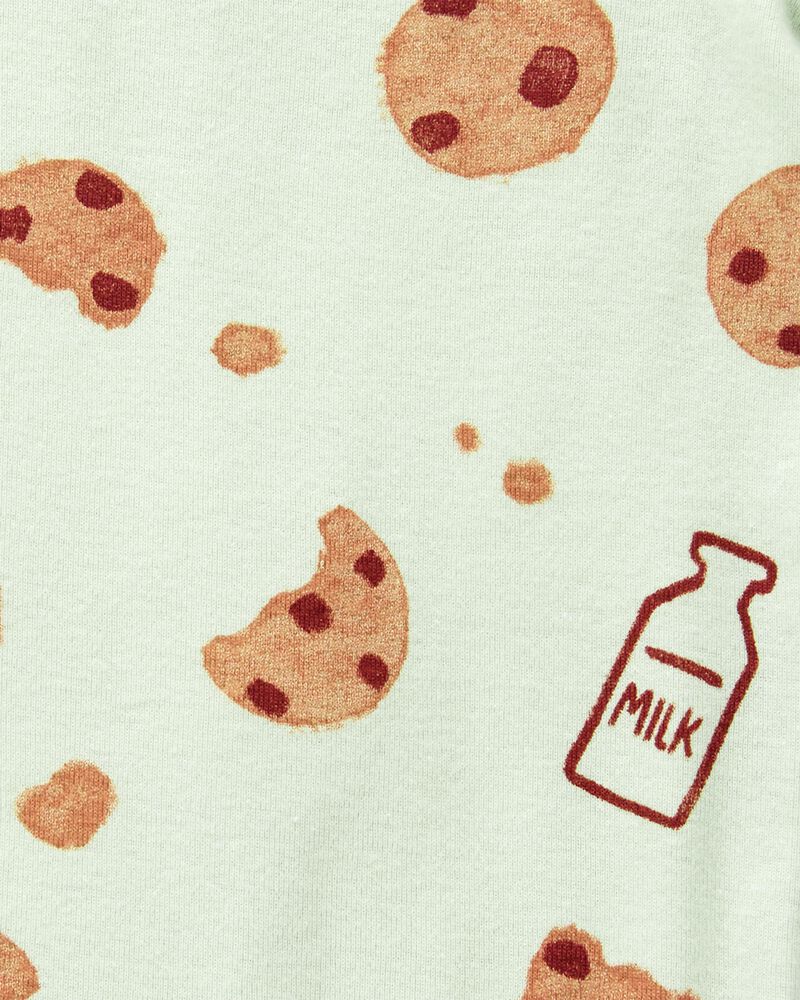 Baby 7-Pack Milk & Cookies Short-Sleeve Bodysuits, image 6 of 9 slides