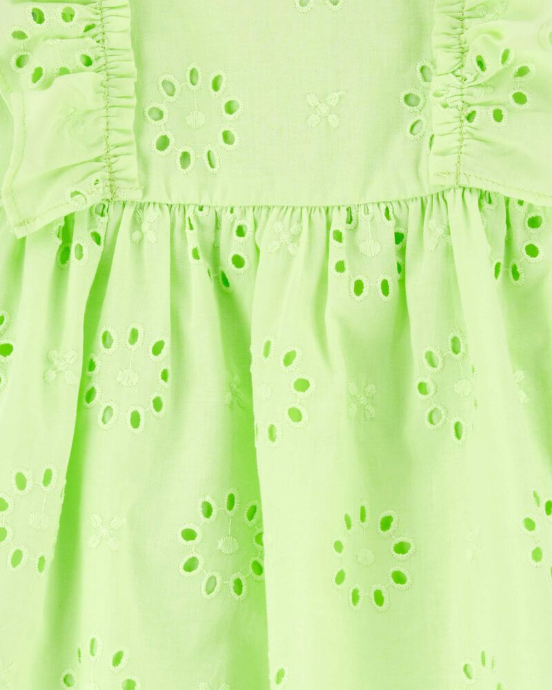 Baby Eyelet Ruffle Dress, image 4 of 5 slides