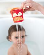 Zoo Stack & Pour Buckets Baby Bath Toy, image 2 of 6 slides