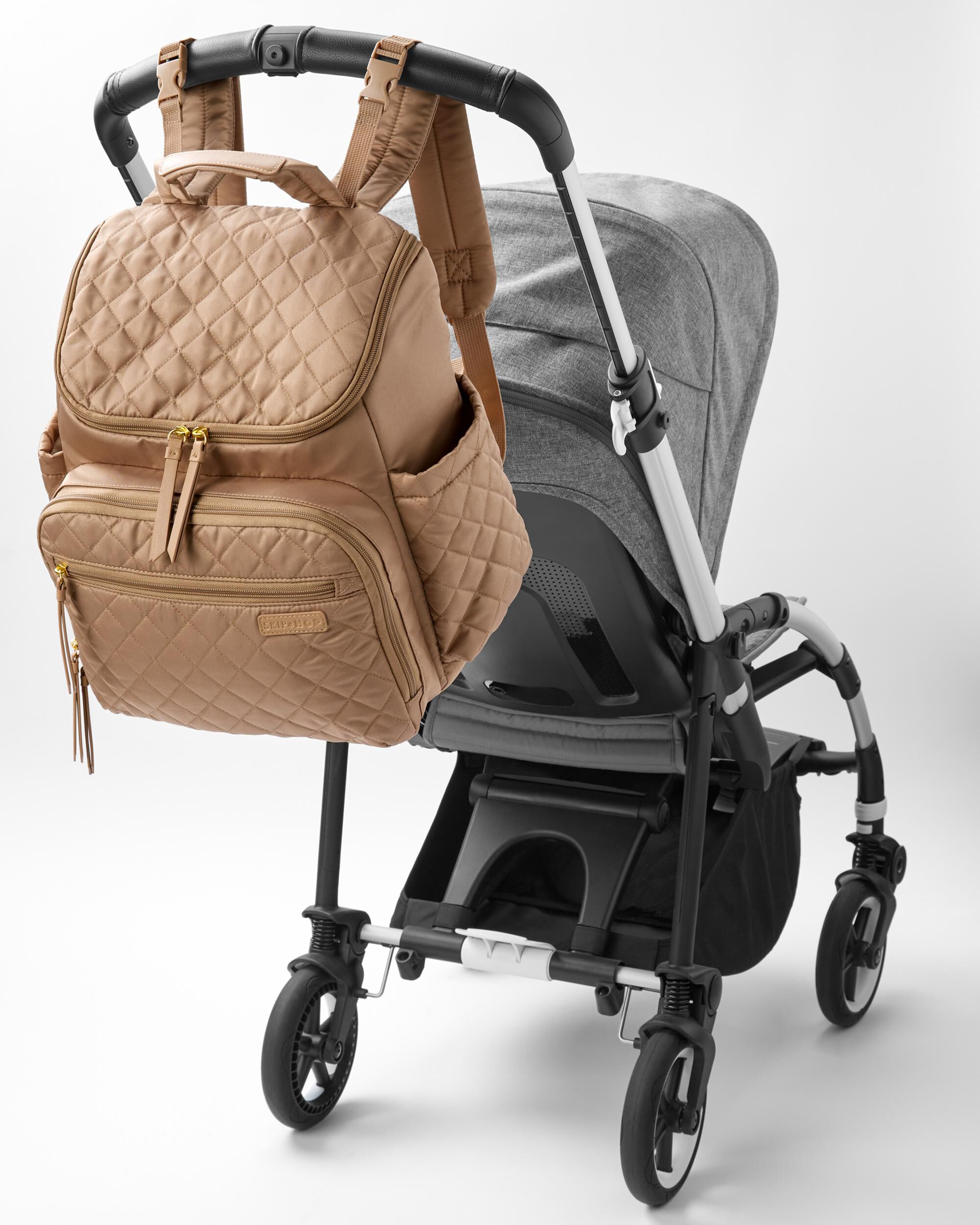 Forma Backpack Diaper Bag - Camel, image 5 of 8 slides