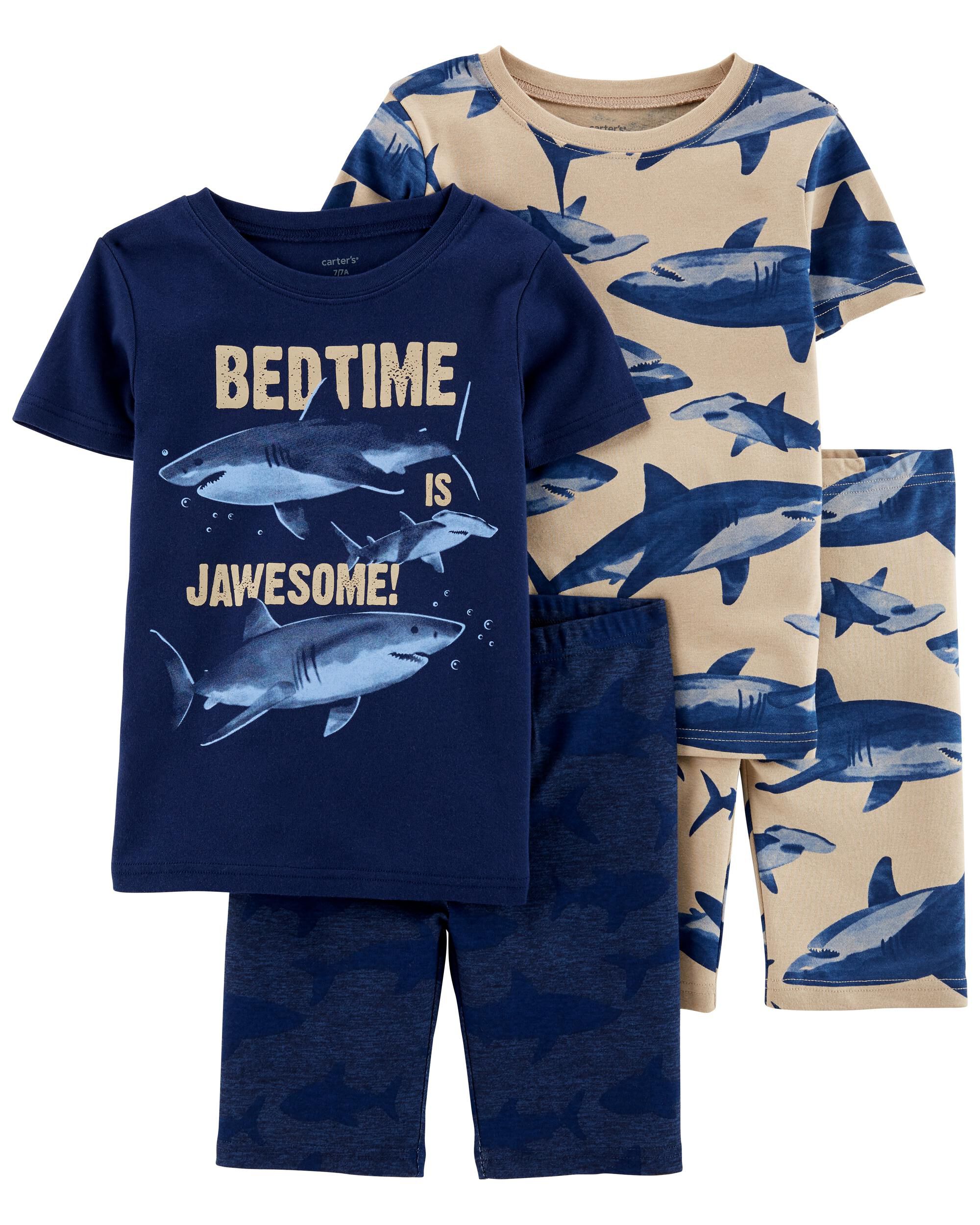 Carter's shark sales pajamas