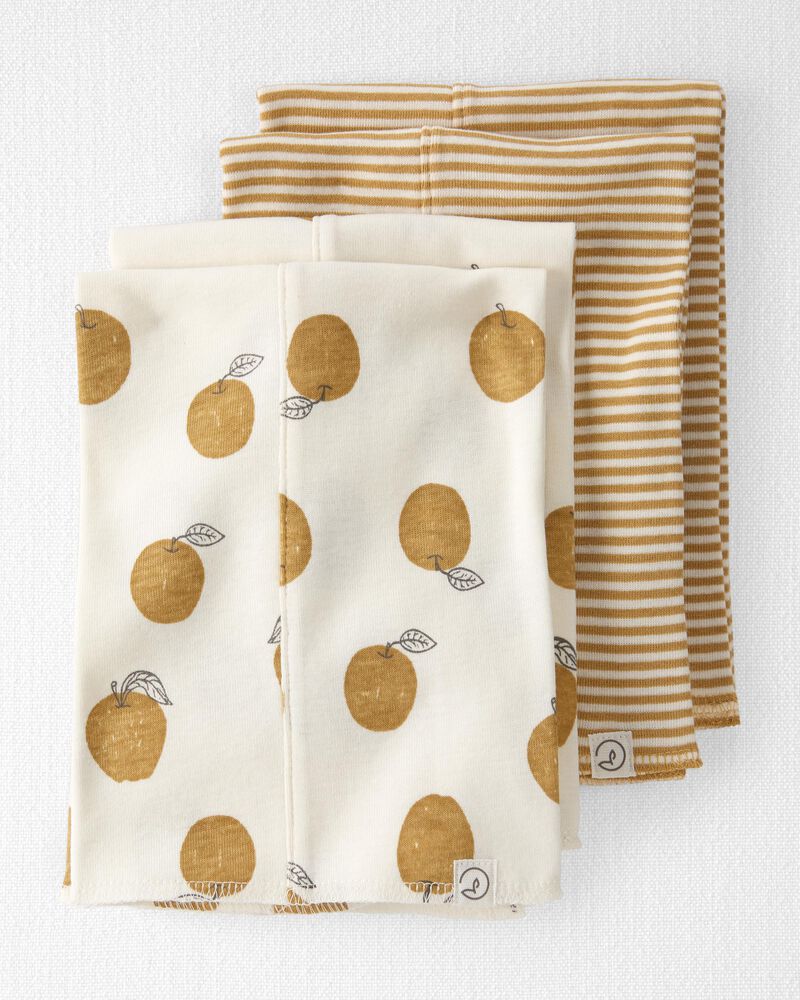 Baby 4-Pack Organic Cotton Utility Cloths, image 1 of 3 slides