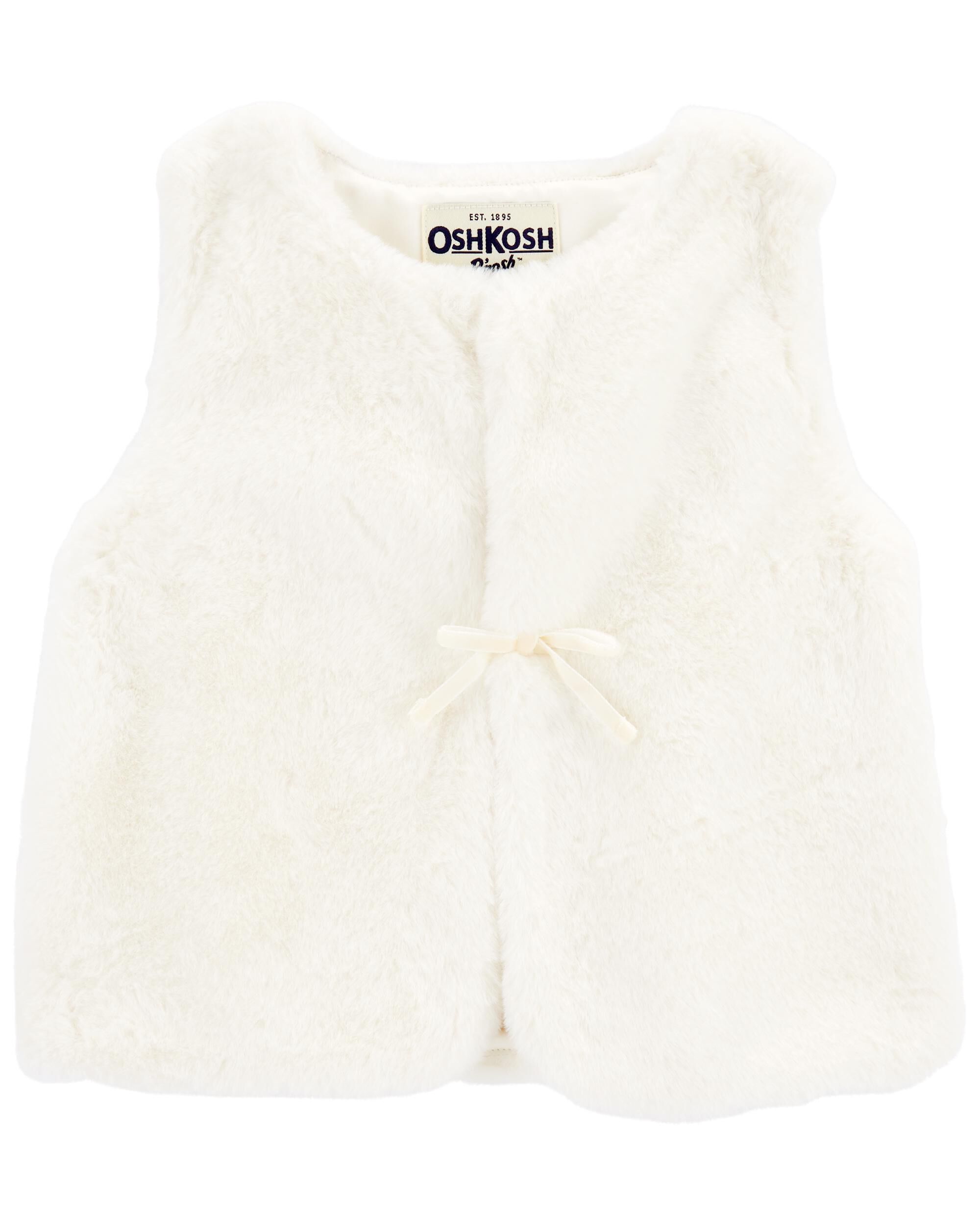 Kids faux cheap fur vest