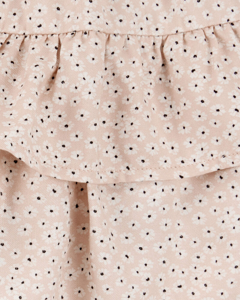 Toddler Floral Pull-On Ruffle Skort, image 5 of 6 slides