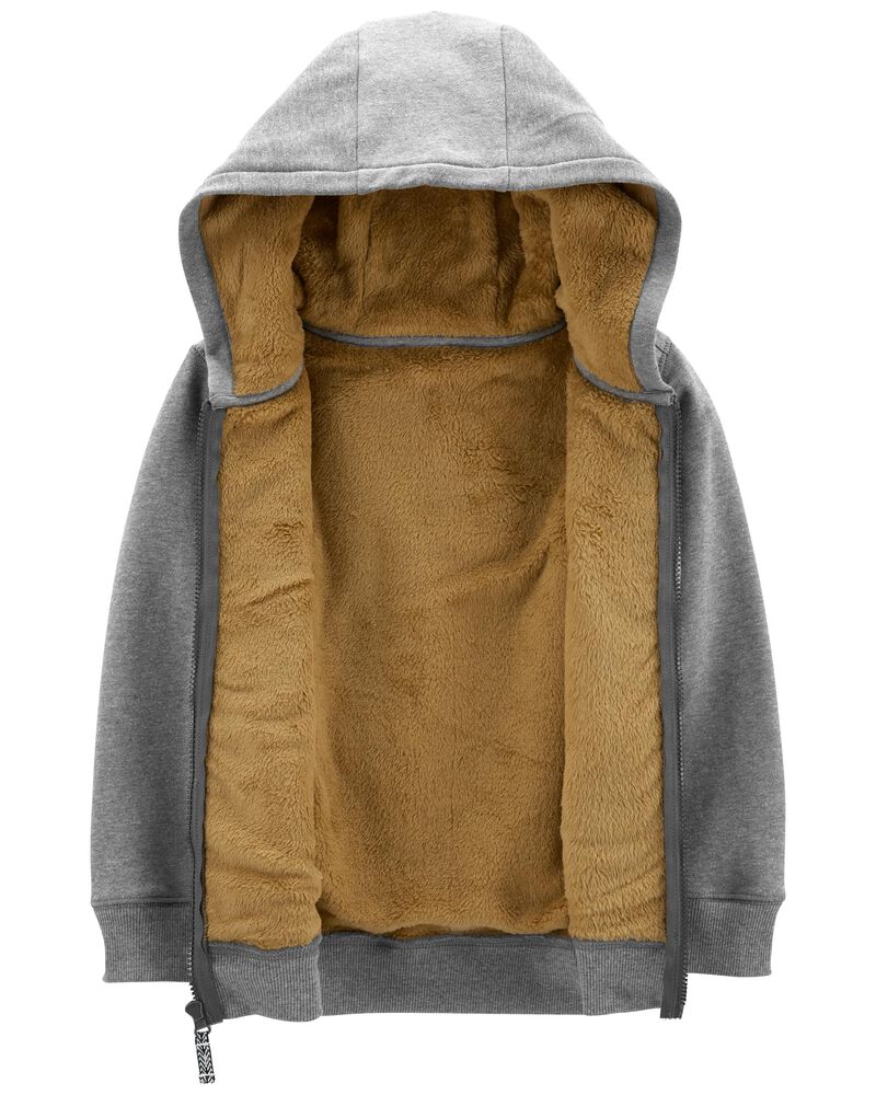 Fuzzy-Lined Hoodie, image 2 of 3 slides