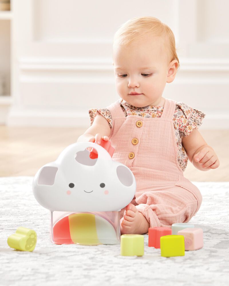 Silver Lining Cloud Feelings Shape Sorter Baby Toy, image 2 of 15 slides