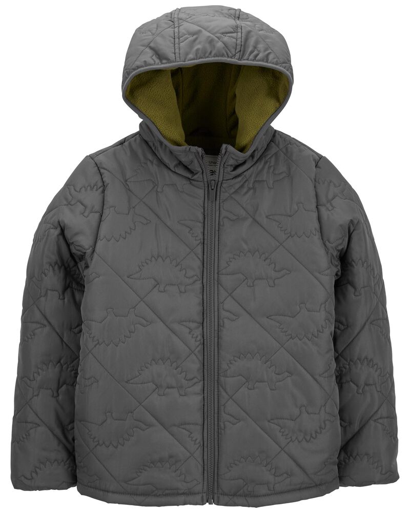 Kid Dinosaur Heavyweight Puffer Jacket, image 1 of 3 slides