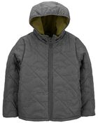 Kid Dinosaur Heavyweight Puffer Jacket, image 1 of 3 slides