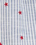 Toddler Striped Star Print Tank - Blue, image 2 of 4 slides