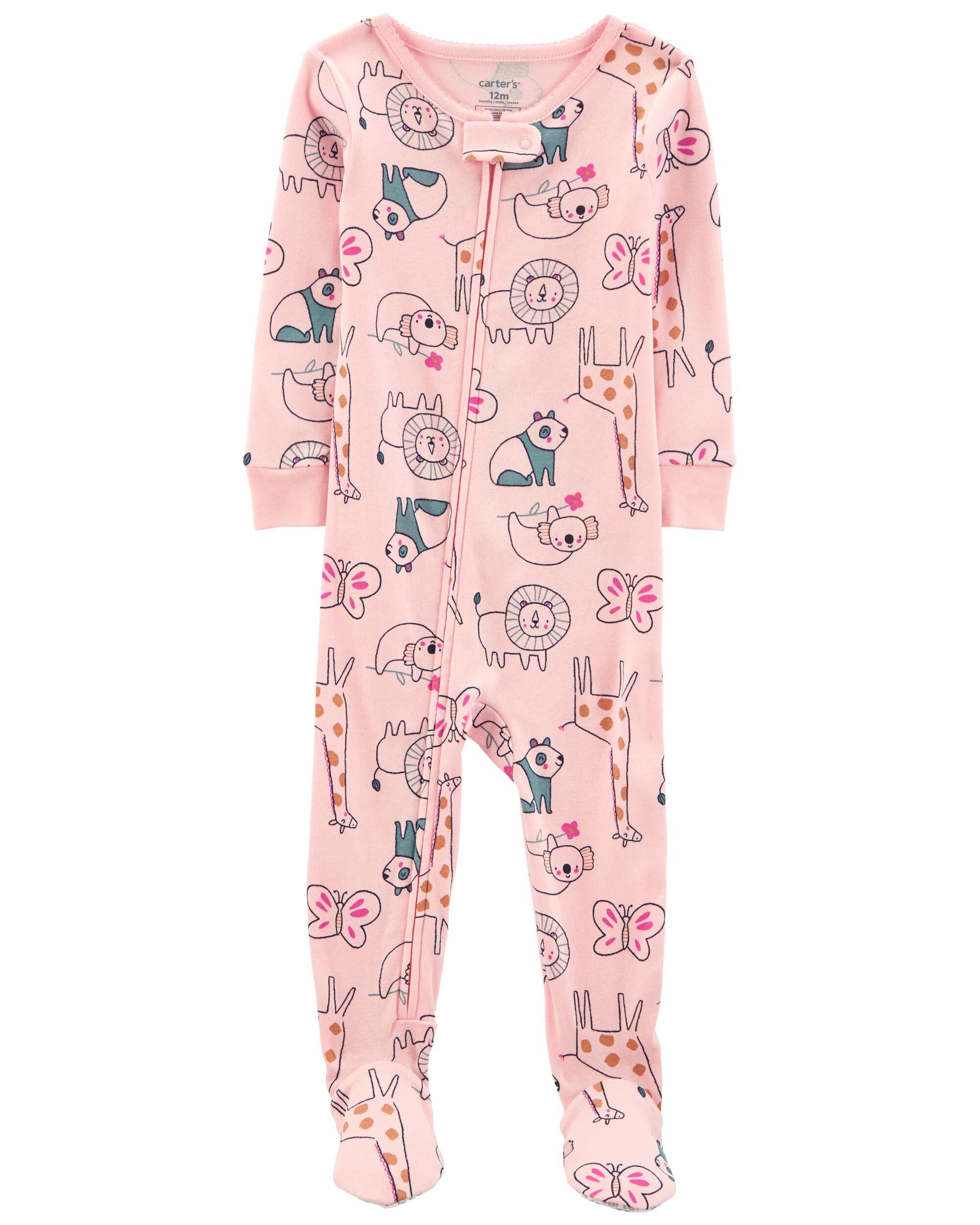 Carters cotton hotsell footed pajamas