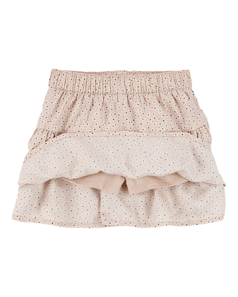 Toddler Floral Pull-On Ruffle Skort, image 4 of 6 slides