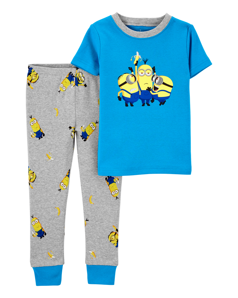 Toddler 2-Piece Minions 100% Snug Fit Cotton Pajamas, image 1 of 3 slides