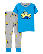 Toddler 2-Piece Minions 100% Snug Fit Cotton Pajamas, image 1 of 3 slides