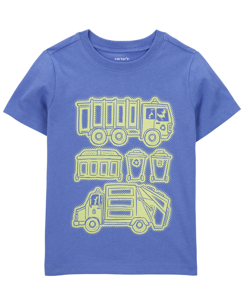 Toddler Construction Truck Graphic Tee, image 1 of 3 slides