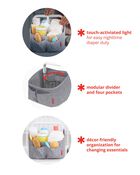 Nursery Style Light-Up Diaper Caddy, image 3 of 11 slides