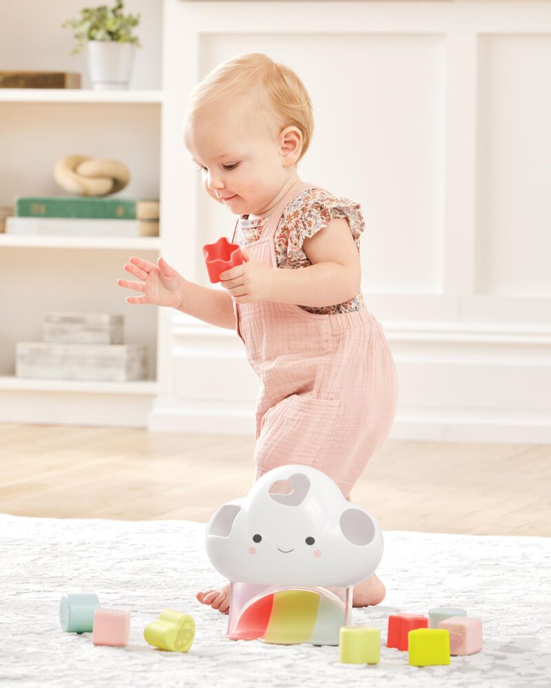Silver Lining Cloud Feelings Shape Sorter Baby Toy, image 14 of 15 slides