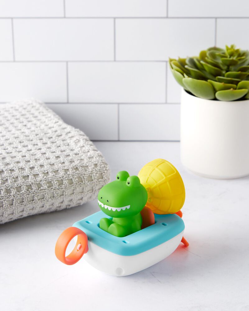 ZOO Croc The Boat Baby Bath Toy, image 5 of 6 slides