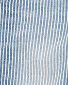 Baby Denim Hickory Stripe Overalls, image 3 of 4 slides