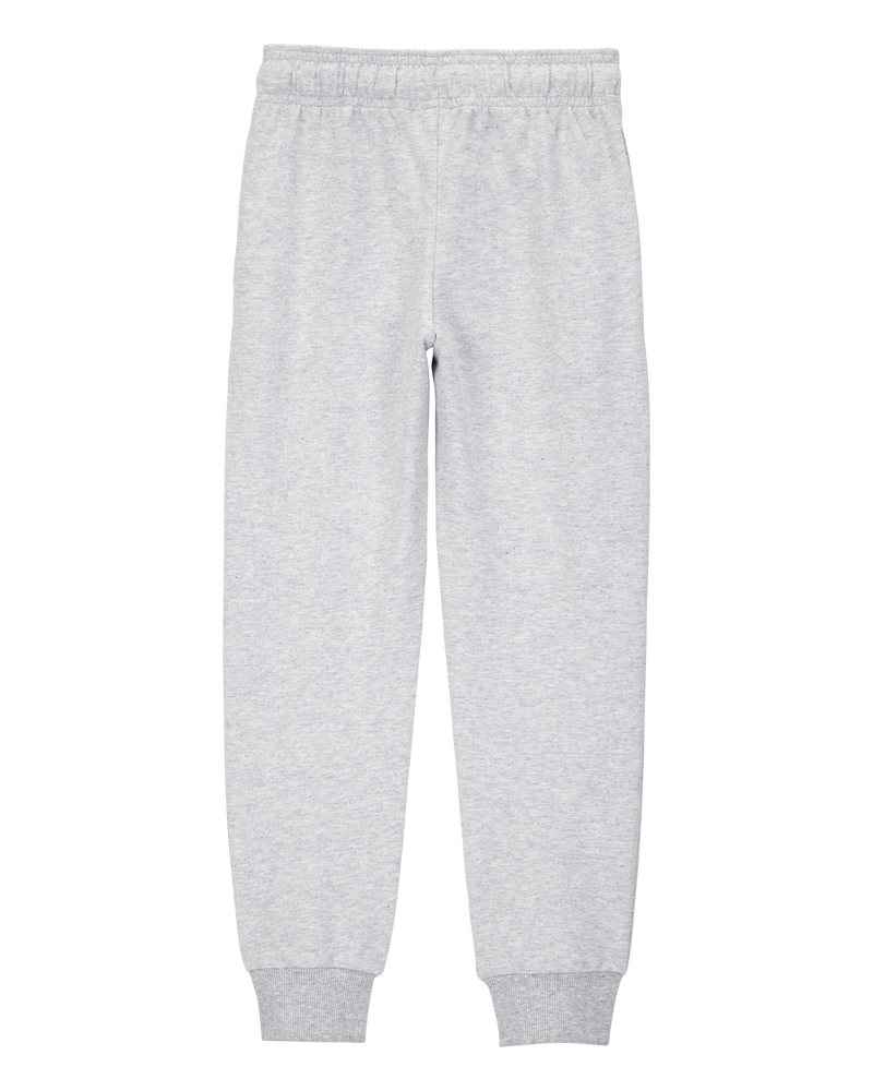 Kid Pull-On Drawstring Joggers - Grey, image 2 of 4 slides
