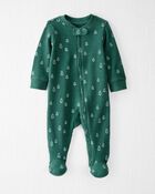 Baby Thermal Sleep & Play Pajamas Made With Organic Cotton, image 1 of 4 slides