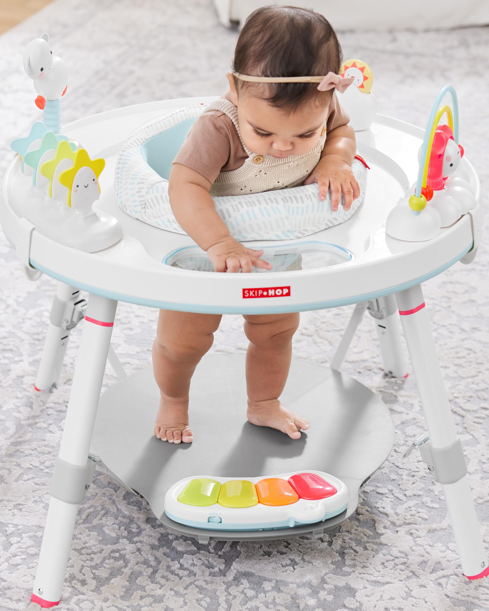 Multi Silver Lining Cloud Baby s View 3 Stage Activity Center skiphop