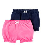 Baby 2-Pack Bubble Shorts, image 1 of 4 slides