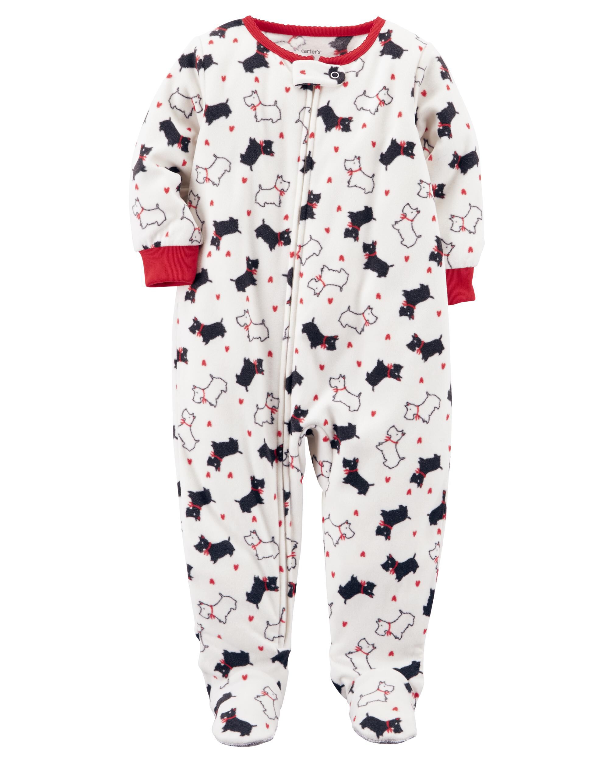 1 Piece Dog Fleece Pjs Skiphop Com
