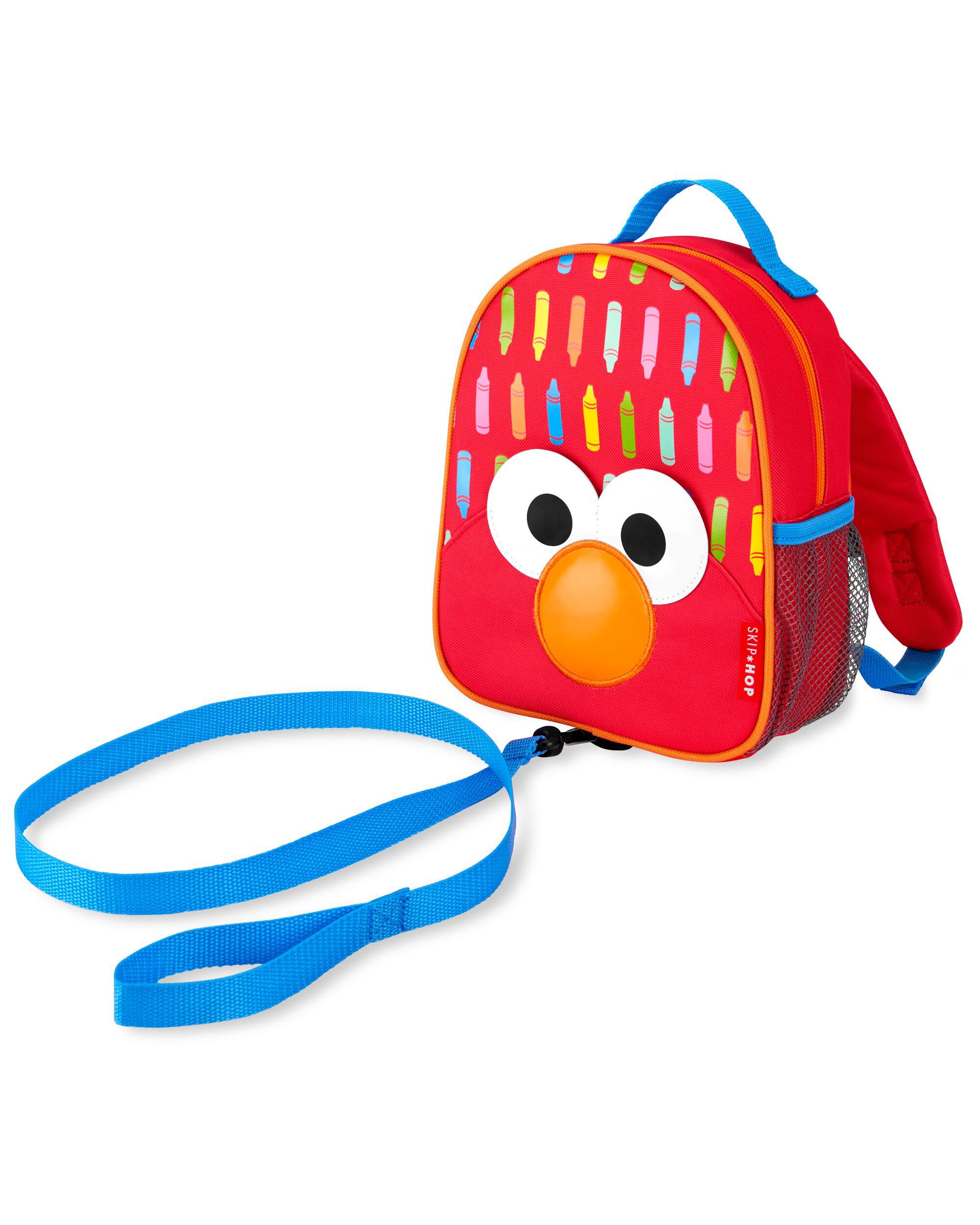 Sesame Street Elmo Backpack With Safety Harness, image 2 of 6 slides