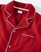 Adult Organic Cotton Flannel Pajamas Set, image 2 of 5 slides