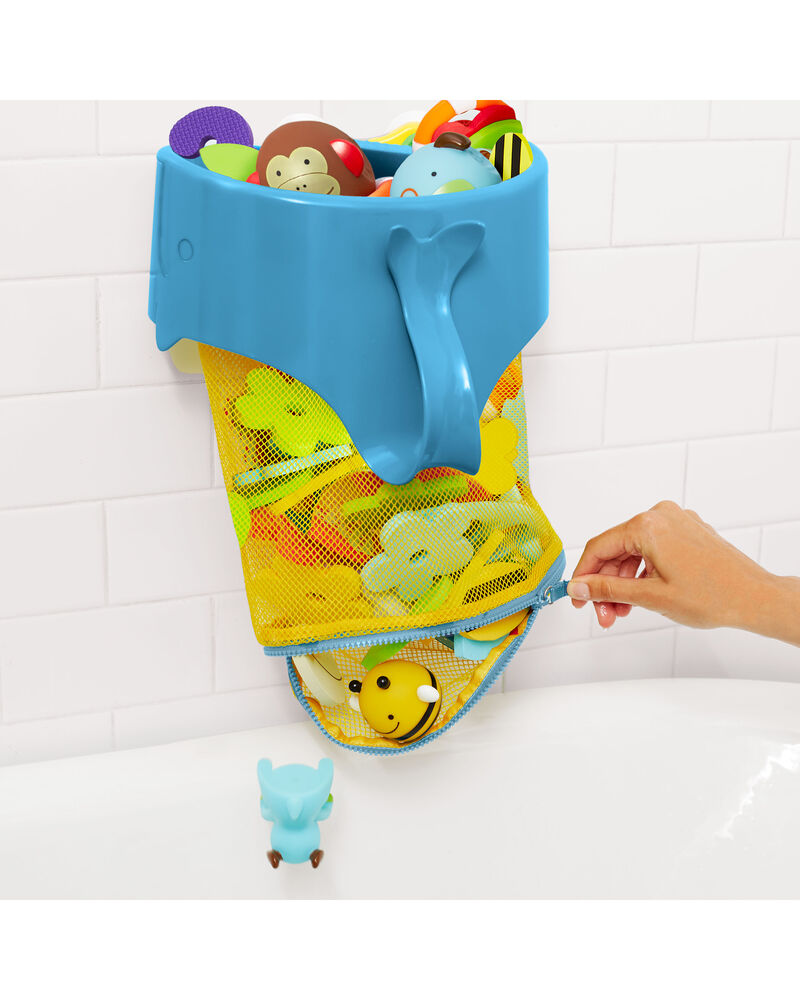 moby corner bath toy organizer