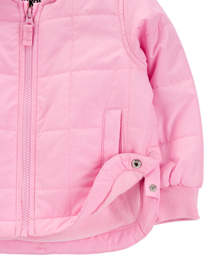 Toddler Midweight Quilted Jacket, image 3 of 4 slides