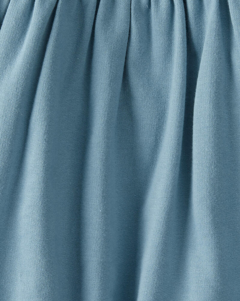 Baby Organic Cotton Pocket Dress in Cottage Blue
, image 2 of 7 slides