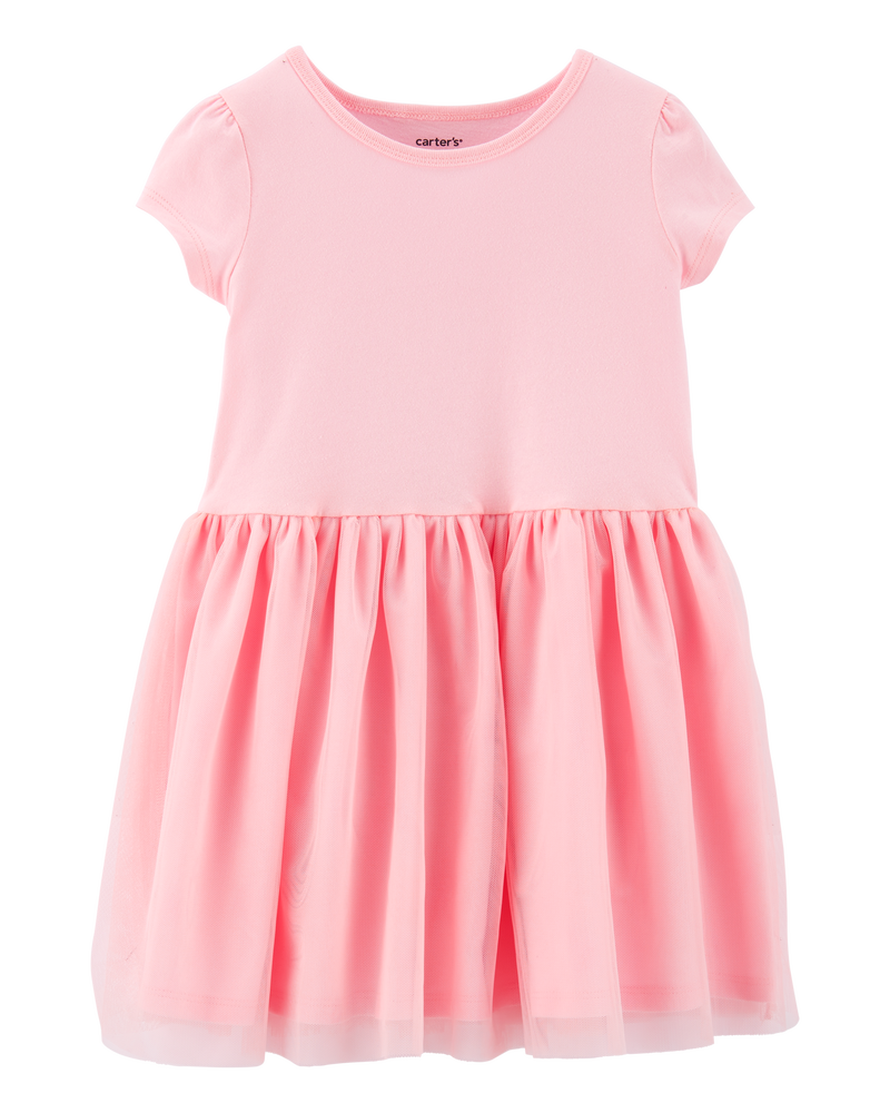 Toddler Tutu Jersey Dress, image 1 of 4 slides