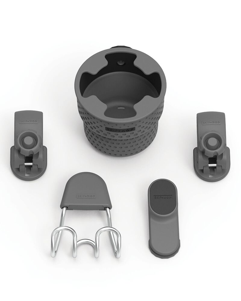 Stroll & Connect Universal Stroller Accessory Set - Charcoal, image 10 of 10 slides