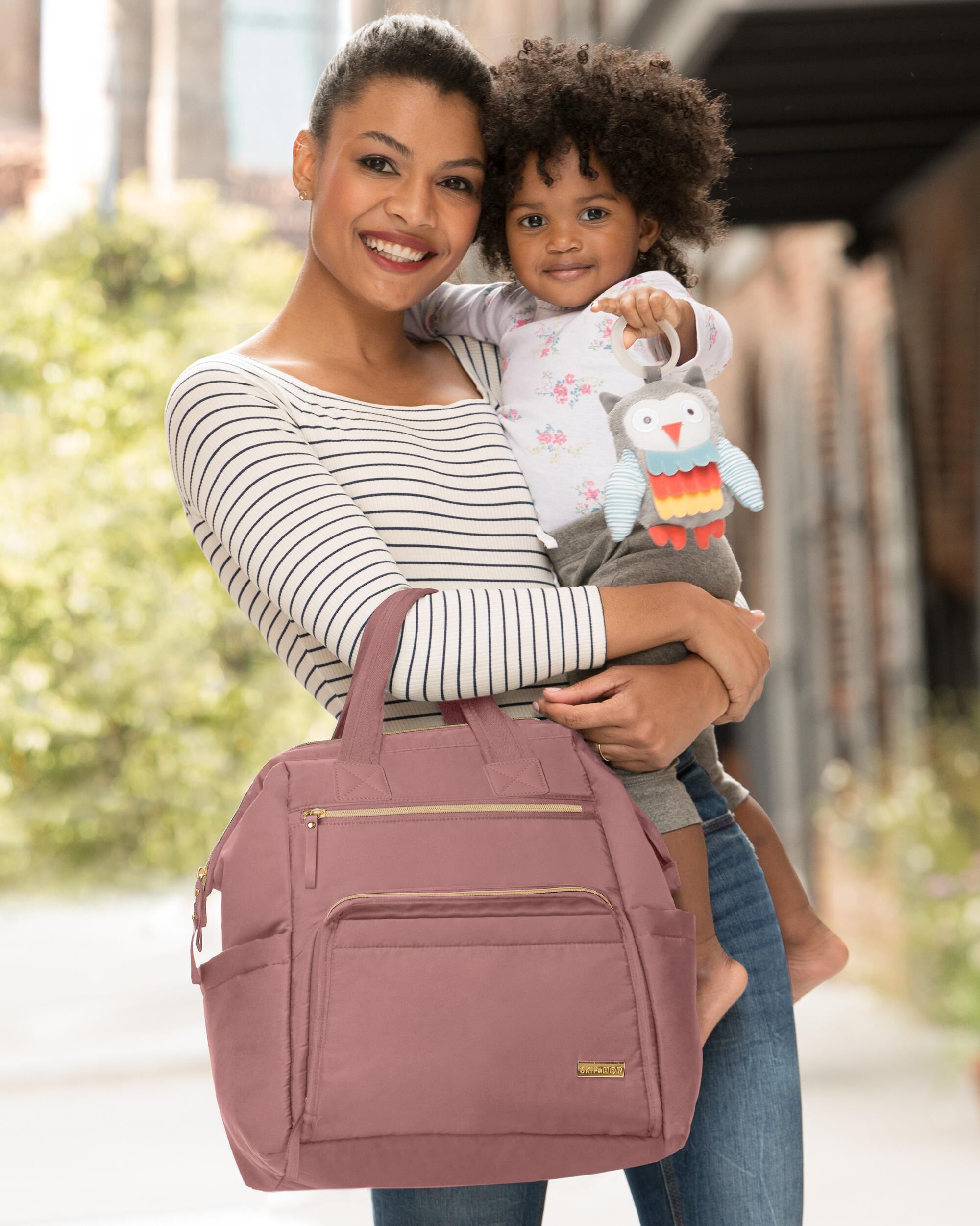 skip hop rose diaper bag