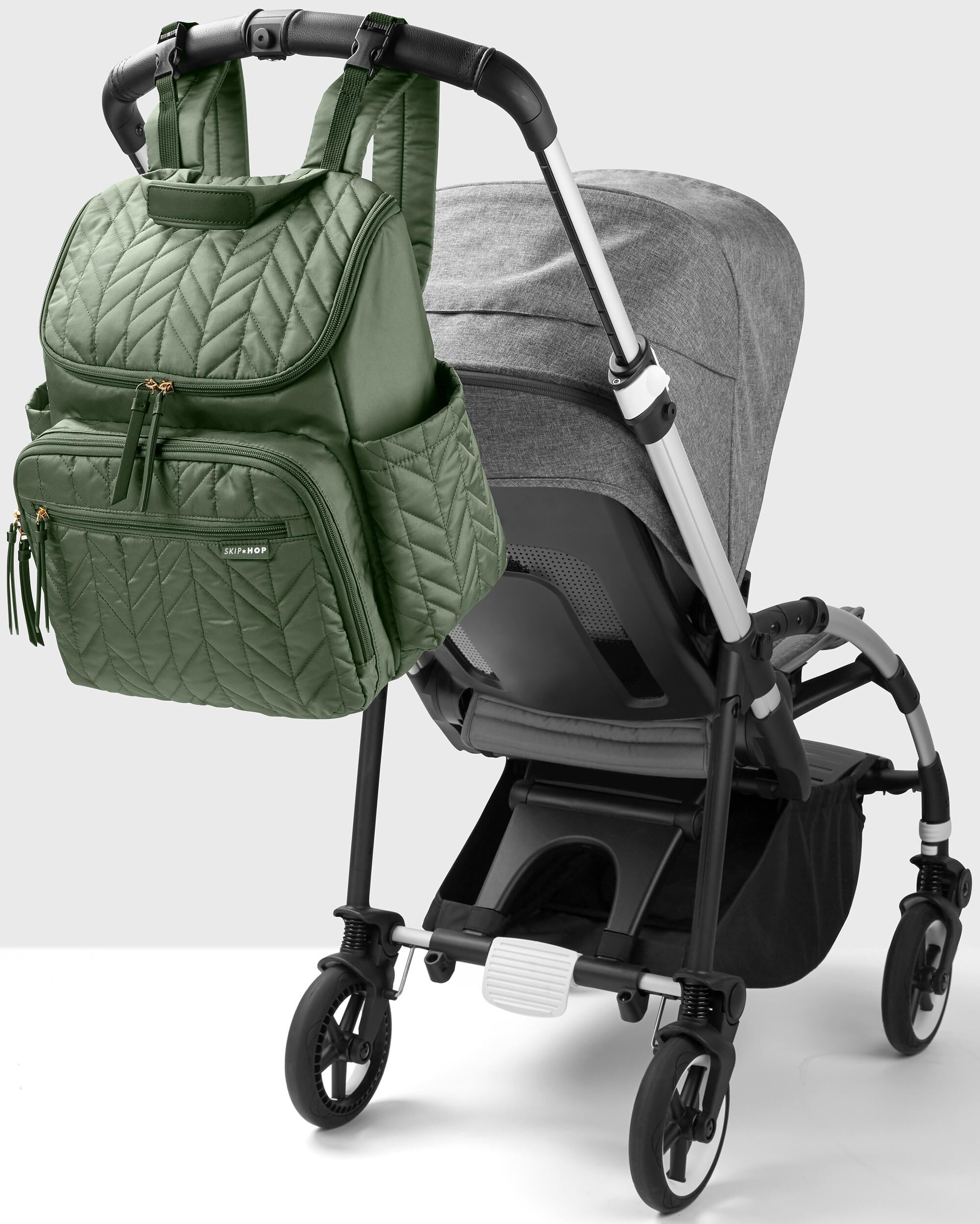 Forma Backpack Diaper Bag - Sage, image 12 of 15 slides