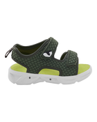 Toddler Rugged Light Up Sandals - Green, image 3 of 8 slides