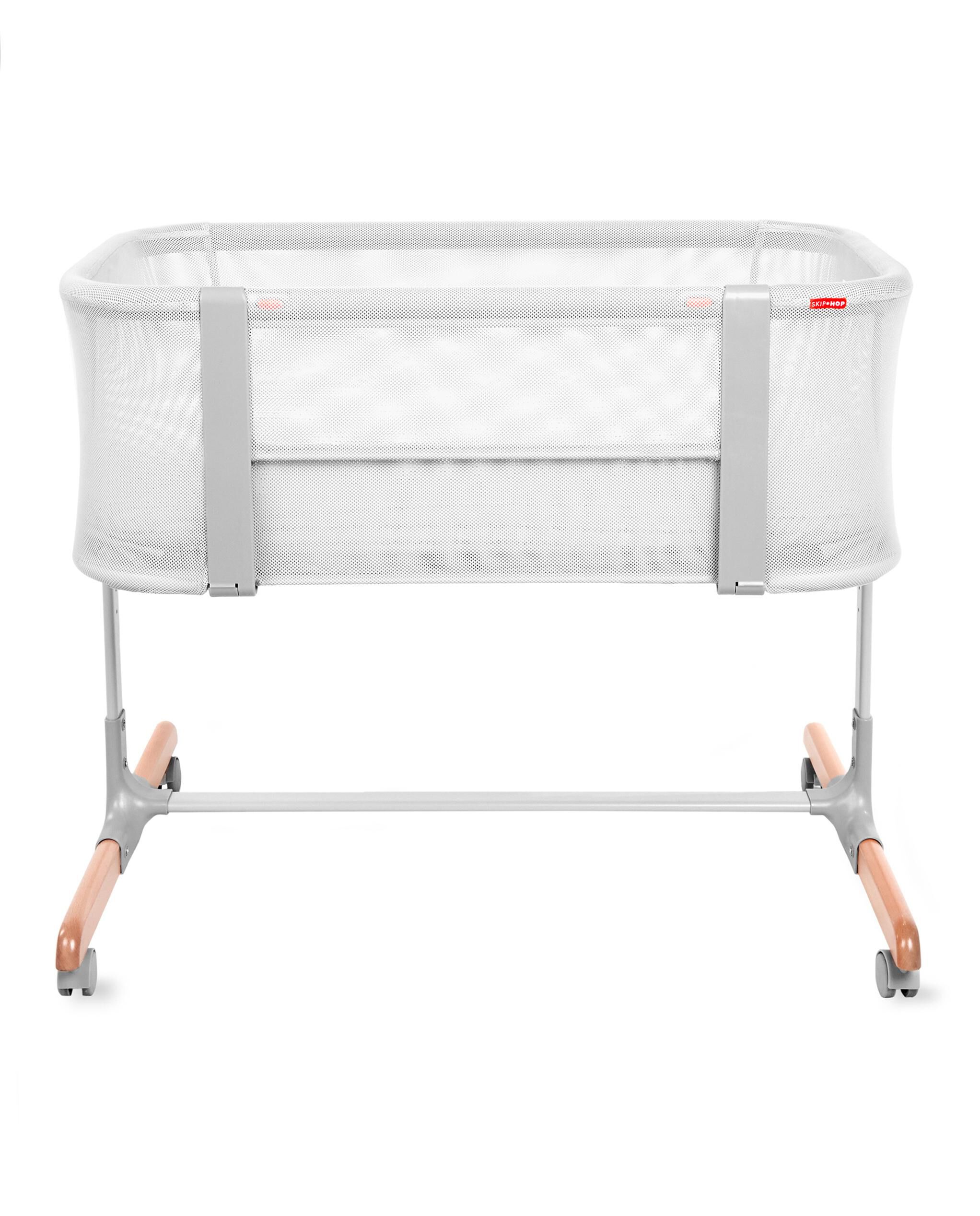 Cozy-Up 2-in-1 Bedside Sleeper & Bassinet Fitted Sheet - Blue Clouds, image 13 of 17 slides