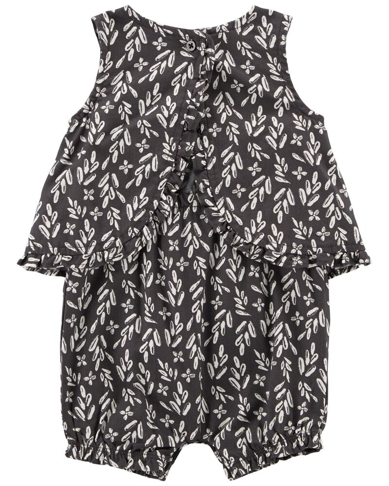 Baby Leaf Print Romper, image 2 of 4 slides