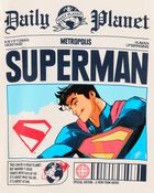 Kid Super-Man Newspaper Tee - Ivory, image 2 of 2 slides