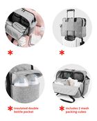 Duo Weekender Diaper Bag, image 3 of 11 slides