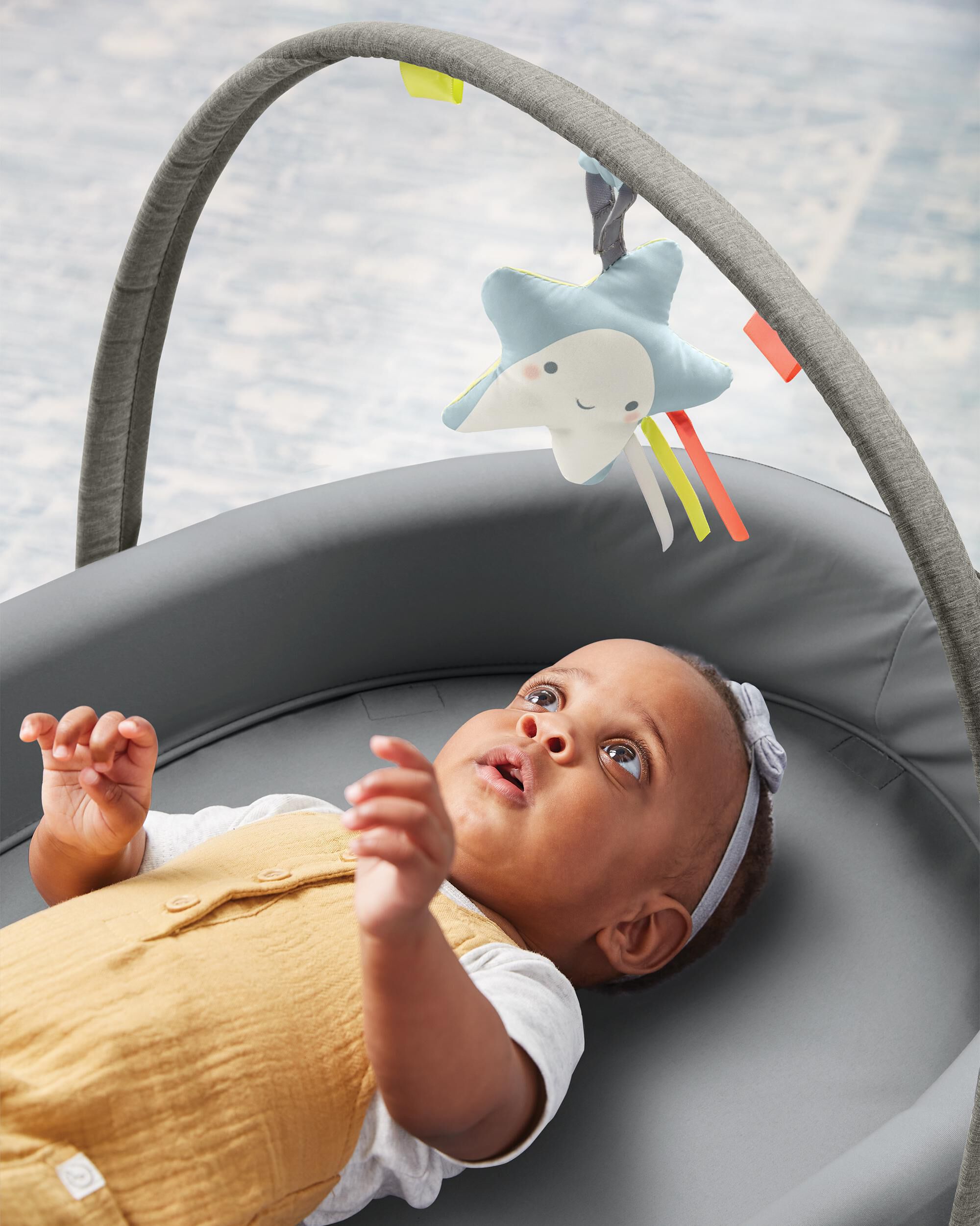 Playful Retreat Baby Nest - Grey Melange, image 4 of 15 slides