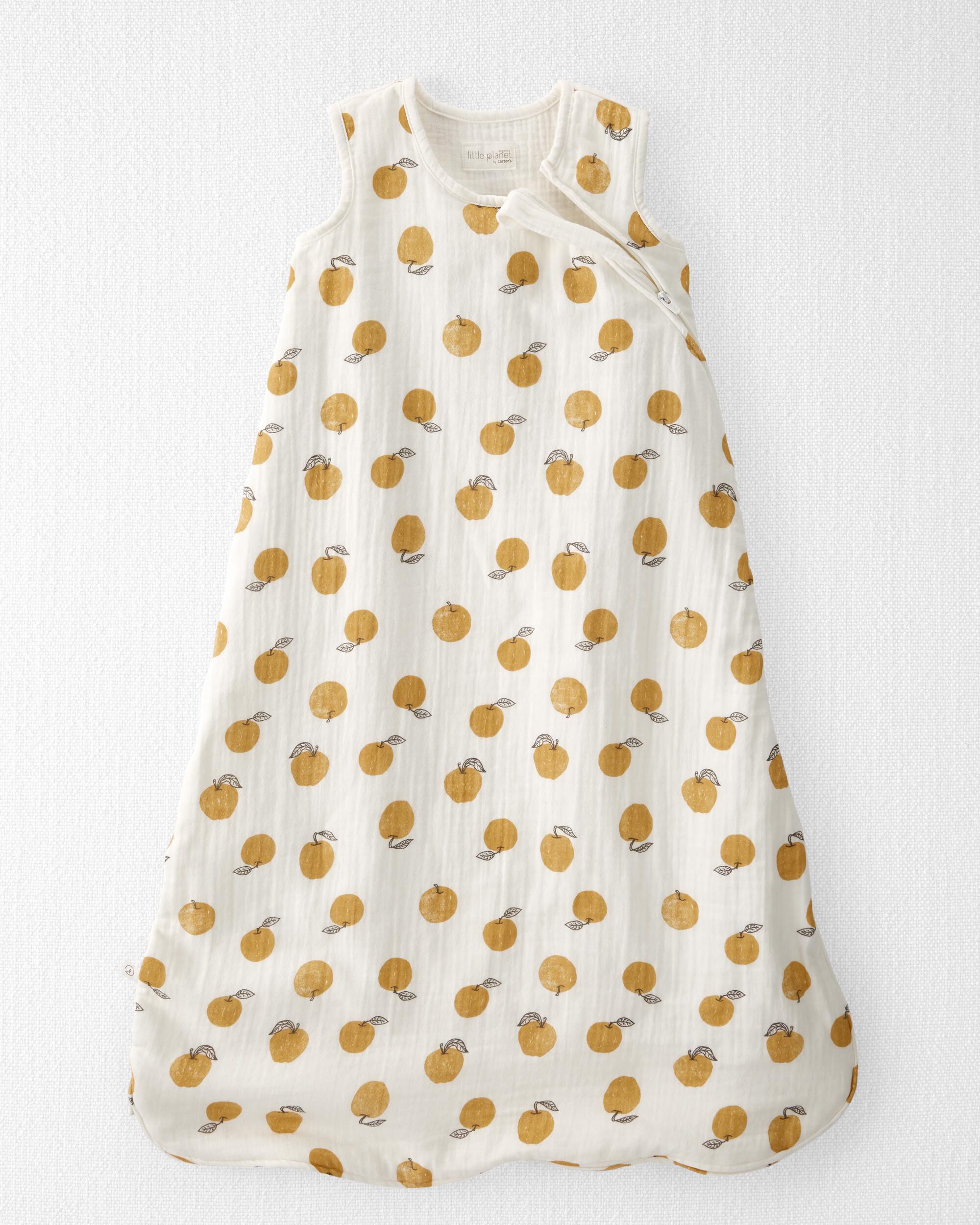 Little Planet Baby Organic Cotton Gauze Wearable Blanket Baby Size L Orchard Print