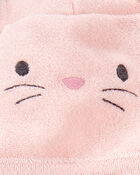 Baby Bunny Hooded Terry Robe - Pink, image 2 of 3 slides