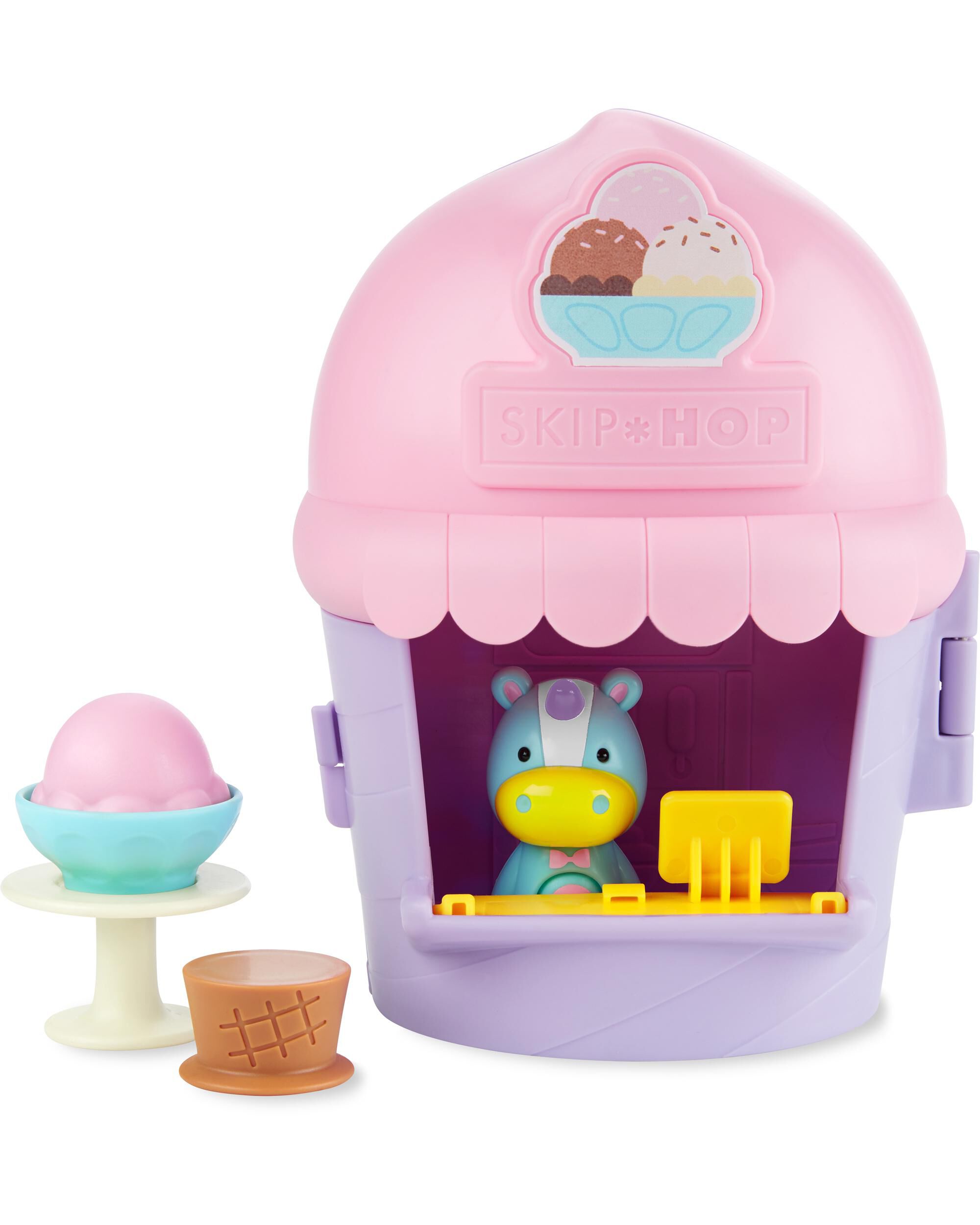 Zoo Ice Cream Shoppe Playset Toy Unicorn