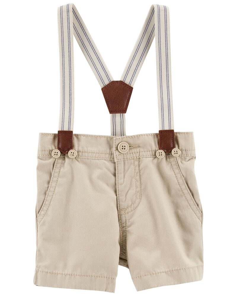 Baby Suspender Shorts, image 1 of 3 slides