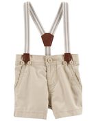 Baby Suspender Shorts, image 1 of 3 slides